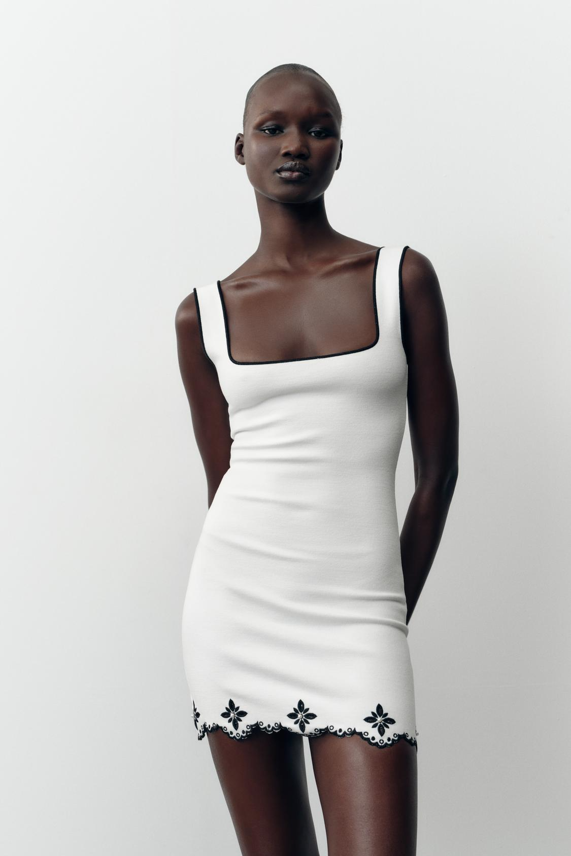 VESTIDO BORDADOS PERLAS