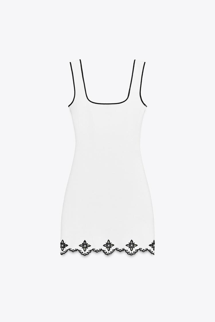 VESTIDO BORDADOS PERLAS