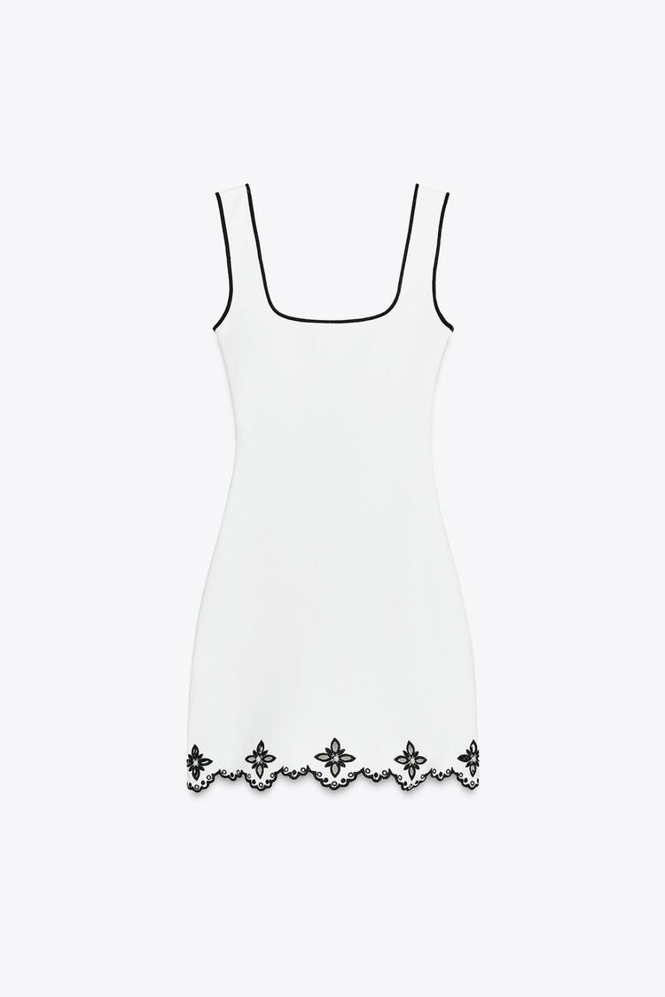 VESTIDO BORDADOS PERLAS