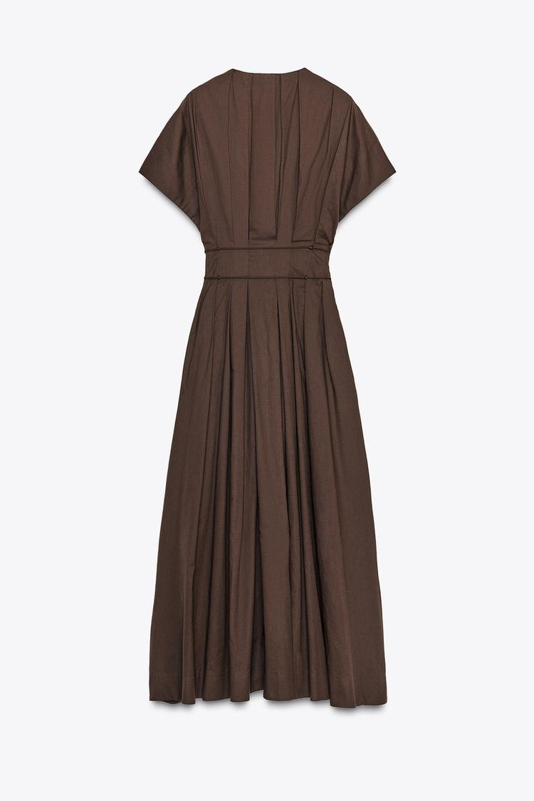 VESTIDO MIDI PINZAS